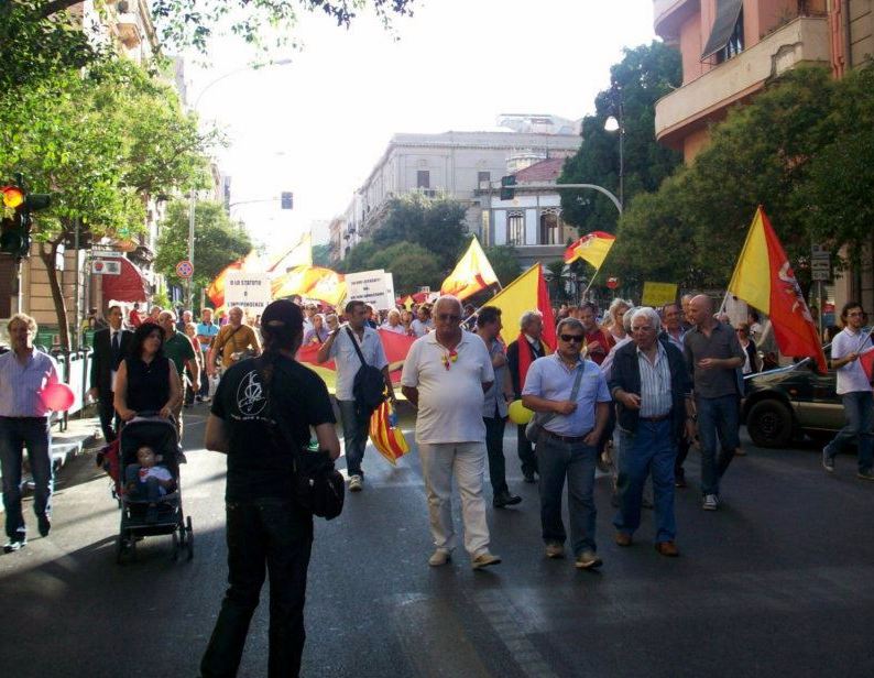 07-2012 manifestazione MpA a Palermo Corrao Maisano e Sebastiano Montali