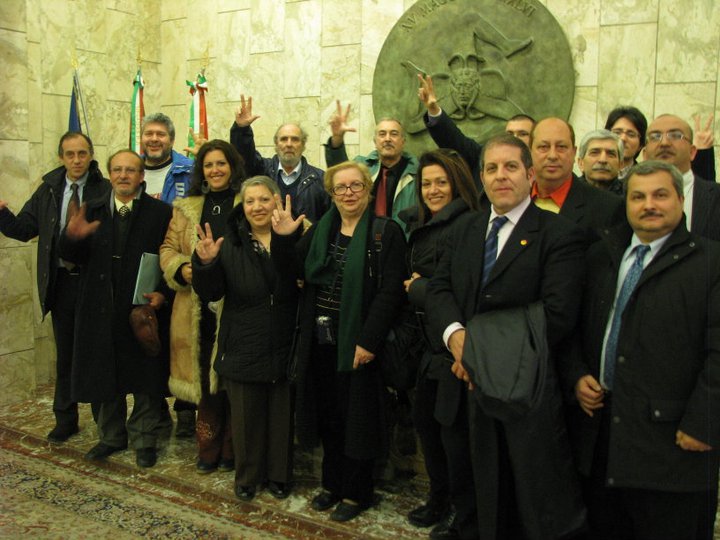 02-2011 delegazione per incontro con Presidente Lombardo